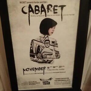 Cabaret Musical Framed Poster - MUSKET UAC 2011
